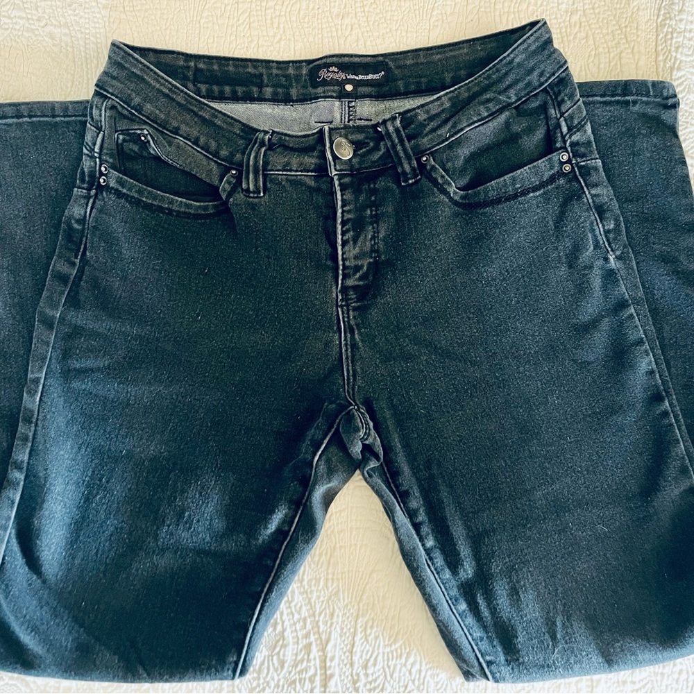 Royalty For Me Black Skinny Jeans with Subtle Stretch
